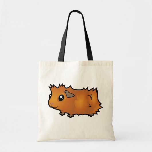 Tote Bag Cochon d'Inde de dessin animé (ébouriffé) (Devant)