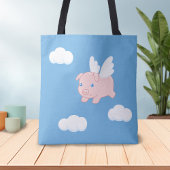 Tote Bag Cochon volant - Cochon mignon avec ailes