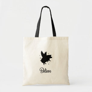 Tote Bag Cochon Volant Croire