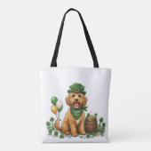 Tote Bag Cockapoo Chanceux St. Patrick (Dos)