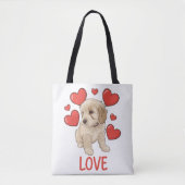 Tote Bag Cockapoo Love (Devant)