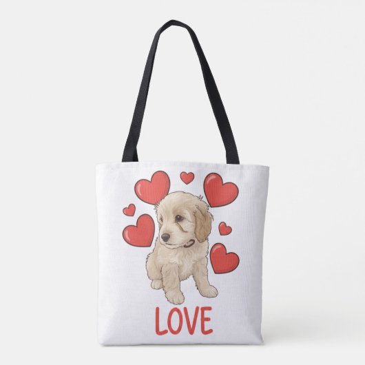 Tote Bag Cockapoo Love (Dos)