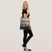 Tote Bag Cockapoo Noël Bateau Fêtes (Sur le modèle)