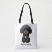 Tote Bag Cockapoo noir (Devant)