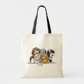 Tote Bag Cockapoo Rainbow (Devant)