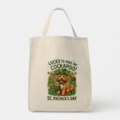 Tote Bag Cockapoo St Patrick's Day Lucky Dog Pot of Gold (Dos)