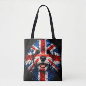 Tote Bag Cockapoo Union Jack Cadeau pour Chien Britannique (Devant)