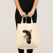 Tote Bag Cockatoo noir à queue jaune par Gould (Devant (produit))