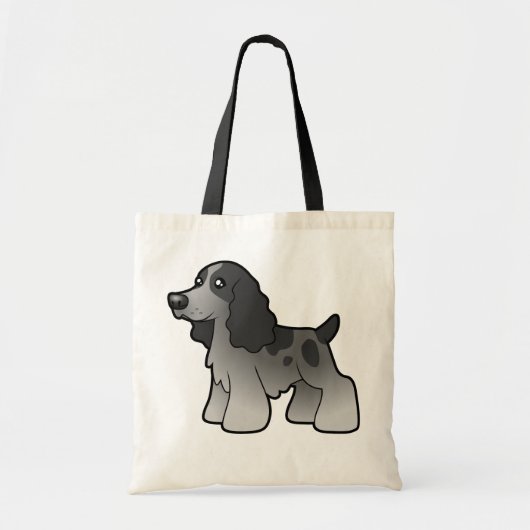 Tote Bag Cocker de l'anglais de bande dessinée (Devant)