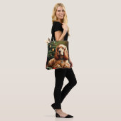 Tote Bag Cocker Spaniel Christmas (Sur le modèle)