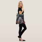 Tote Bag Cocker Spaniel Halloween effroi (Sur le modèle)