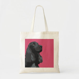 Tote Bag Cocker Spaniel - Noir - Modèles de race de base