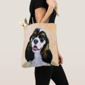 Tote Bag Cocker Spaniel (Parti) Peinture - Art Chien origin (De près)