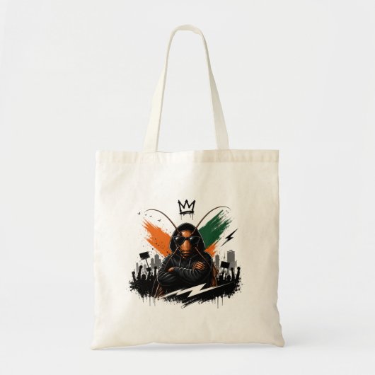 Tote Bag Cockroach Rebel Roach Vêtements de rue Graphique (Devant)