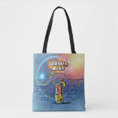 Tote Bag Cocktail Bahama Mama (#8 sur 12 jeux de recettes d (Devant)