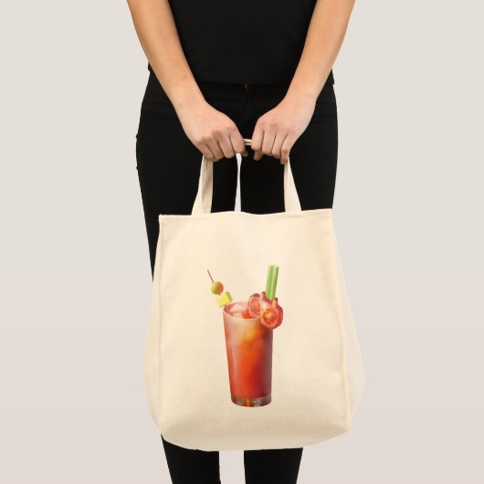 Tote Bag Cocktail Bloody Mary (Devant (produit))
