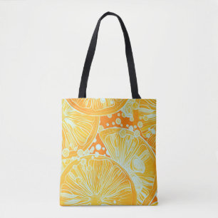 Tote Bag Cocktail Citrus : Motif d'eau étincelante
