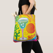 Tote Bag Cocktail Coloré (De près)