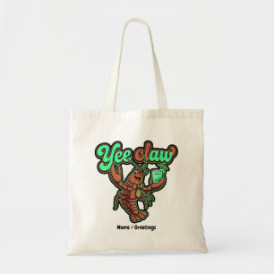 Tote Bag Cocktail côtier rétro aux écrevisses Yee Claw