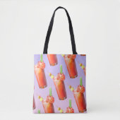 Tote Bag Cocktail Creative Bloody Mary (Devant)