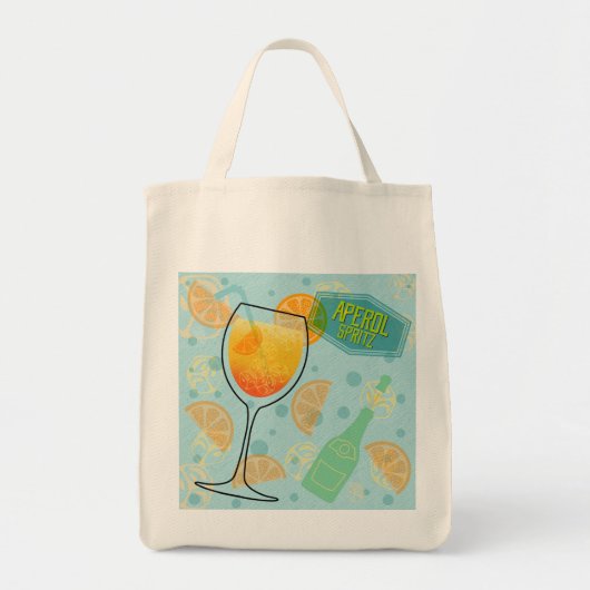 Tote Bag Cocktail d'Aperol Spritz (Devant)