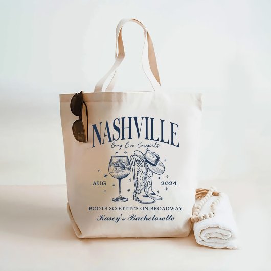 Tote Bag Cocktail de rodéo personnalisé pour l'enterrement 