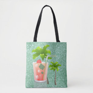 Tote Bag Cocktail d'été sous les palmiers