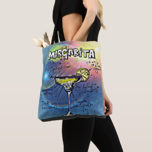 Tote Bag Cocktail Margarita (#9 sur 12 jeux de recettes de