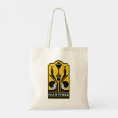 Tote Bag Cocktail Martinez Art Déco (Dos)