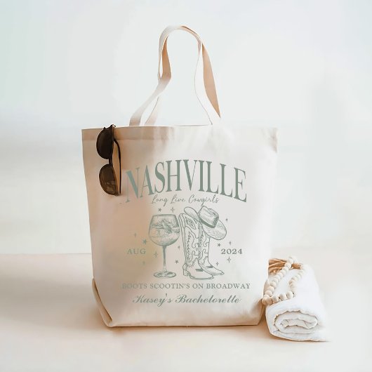 Tote Bag Cocktail sur mesure Nashville Bachelorette Rodeo