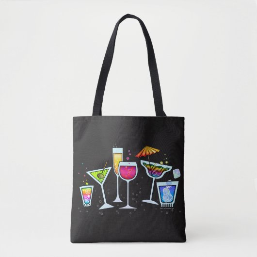 TOTE BAG COCKTAIL UP ! (Devant)