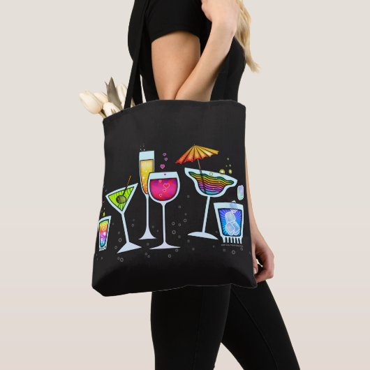 TOTE BAG COCKTAIL UP ! (De près)