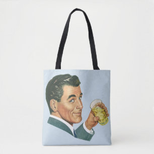 Tote Bag Cocktails vintages Boissons, Boissons Pour Homme