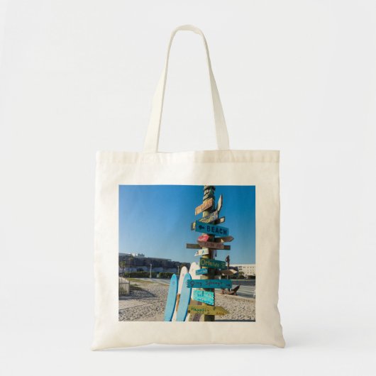 Tote Bag Cocoa Beach Totem Tiki (Devant)