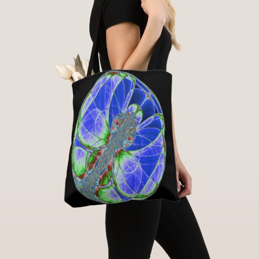 Tote Bag Cocon papillon fractal (De près)