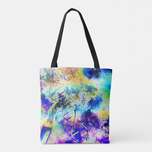 Tote Bag Code art ADN (Dos)