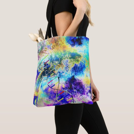 Tote Bag Code art ADN (De près)