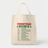 Tote Bag Code de SMS de Noël (Devant)