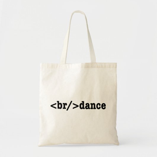 Tote Bag code HTML de rupture (Devant)