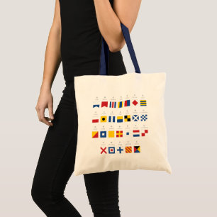 Tote Bag Code international d'alphabet de signaux