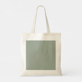 Tote Bag Code QR Logo Professionnel Sage Green (Dos)