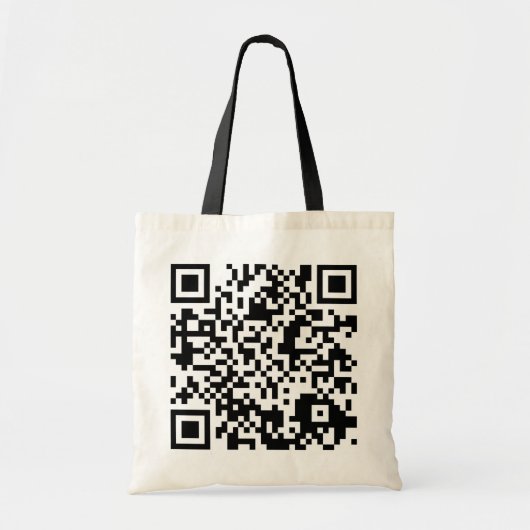 Tote Bag code QR personnalisable (Devant)