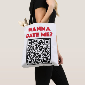 Tote Bag Code QR personnalisé – Veux-tu sortir/me marier Co