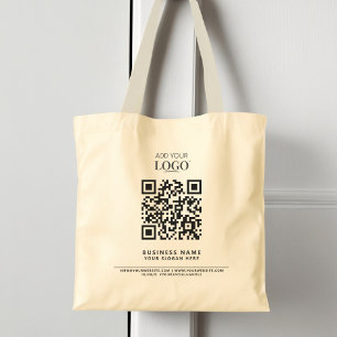 Tote Bag Code QR professionnel minimaliste moderne