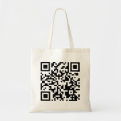 Tote Bag code qr sympa drôle t-shirt mignon avec code qr (Devant)