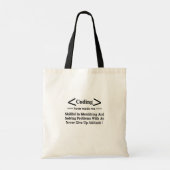 Tote Bag Coder Coder Programmer Développeur Coding (Dos)