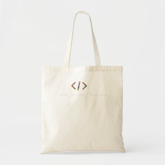 Tote Bag Coders Funny | Codage du programmeur de logiciel i (Devant)