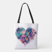 Tote Bag coeur Abstrait (Dos)