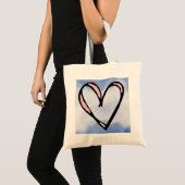 Tote Bag Coeur agréable (Devant (produit))