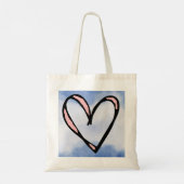 Tote Bag Coeur agréable (Dos)